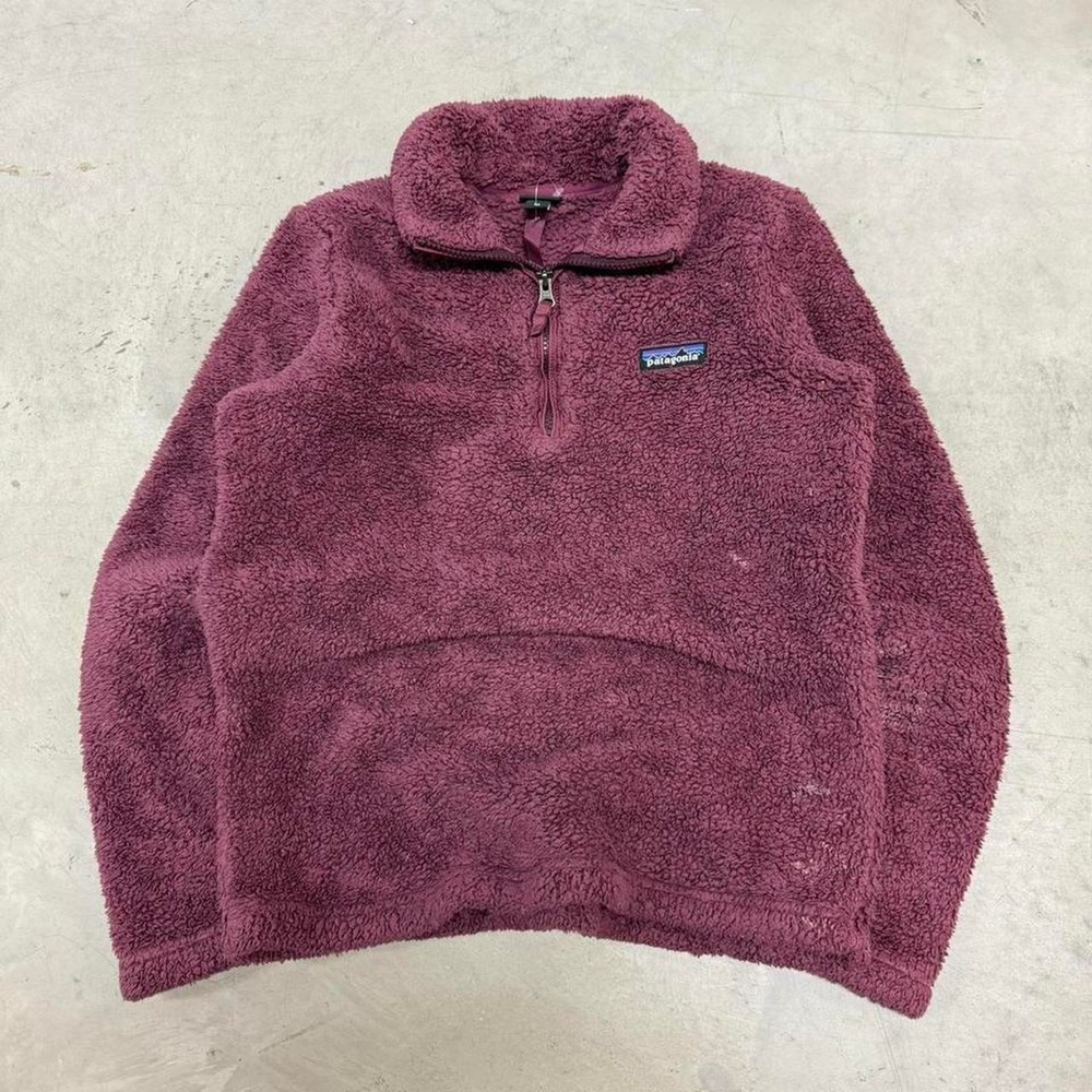 2000s Purple Patagonia Quarter Zip